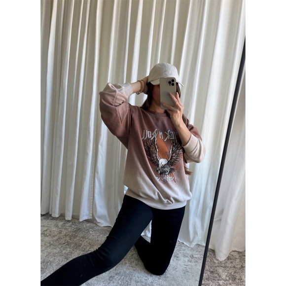 JAMES SWEATSHIRT — In Brown/cream - Picture 6 of 6